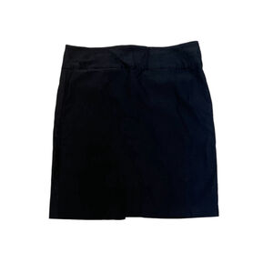 SMART SET Black Stretch Knee Length Straight Mid Rise Skirt 13